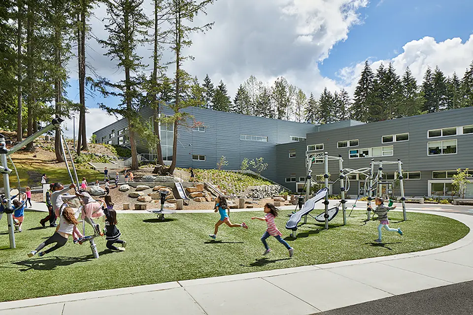 BennettES S150030 01 C150030 02 N20 Play Area Sports Field Students