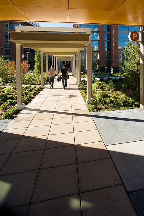Microsoft Bldg 98 60009 02 01 N167 Covered Walkway People